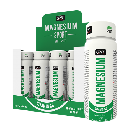 QNT Magnesium with Vitamin B6 – Συμπυκνωμένη σύνθεση Μαγνησίου με Βιταμίνη Β6 shots 80ml X 12 ΤΕΜ